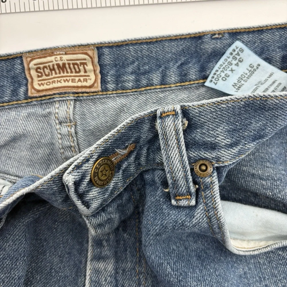 CE Schmidt Workwear  Relaxed‎ Straight Fit Jeans Men 34X28.5